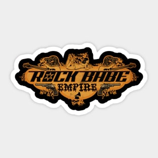 Rock Babe Vintage Sticker